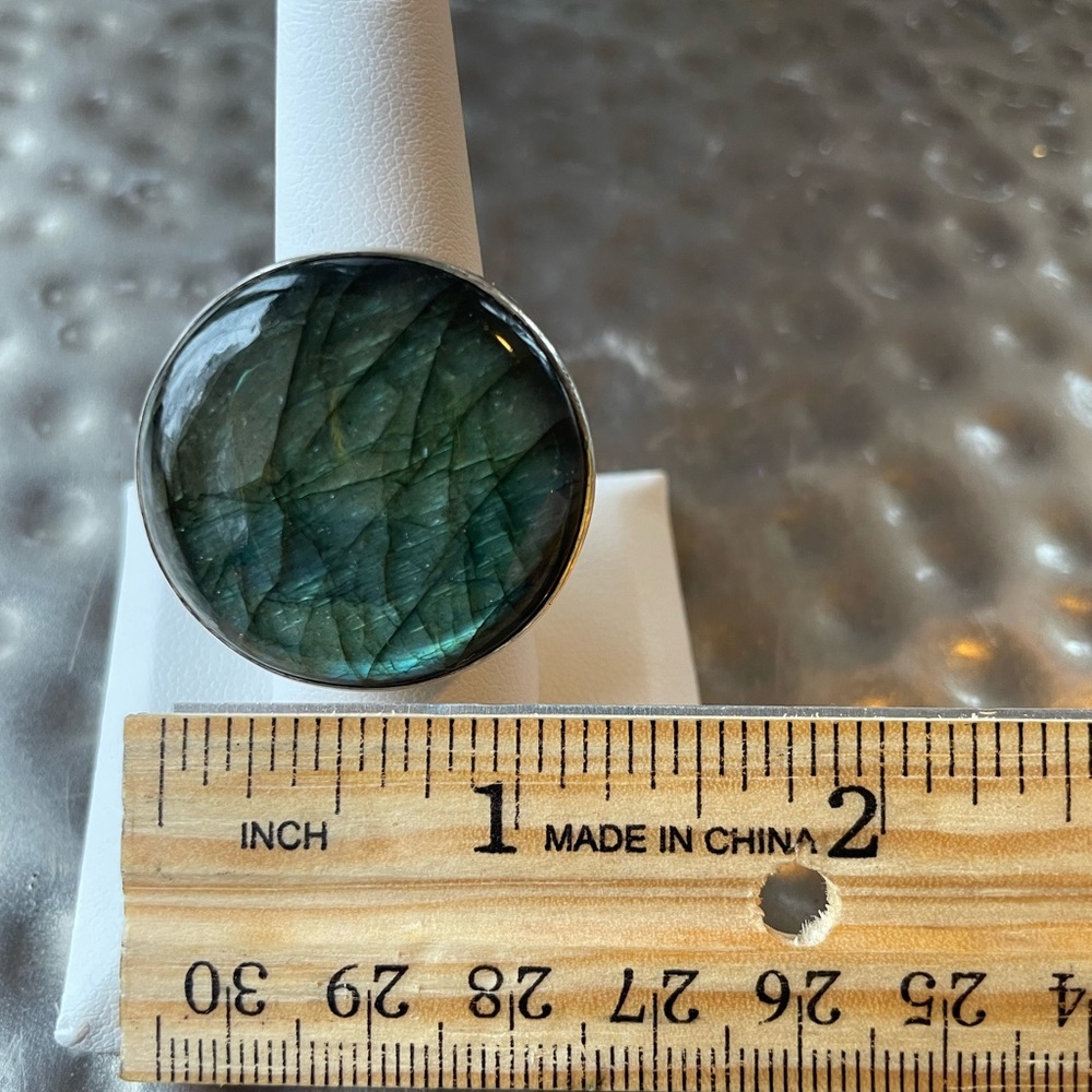 Bold Labradorite Statement Ring - image 3
